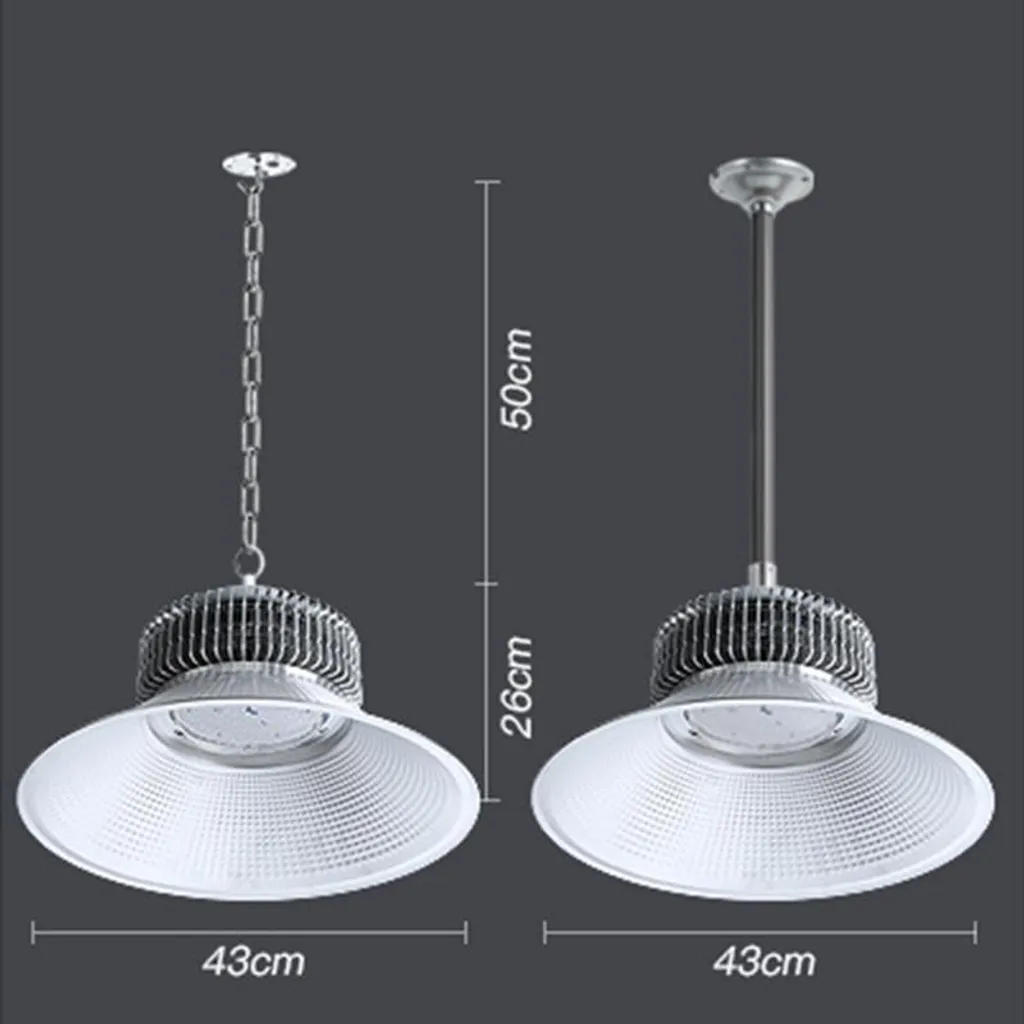 Éclairage LED 100W Inoxydable Haute Luminosité avec Kit de Suspension HD