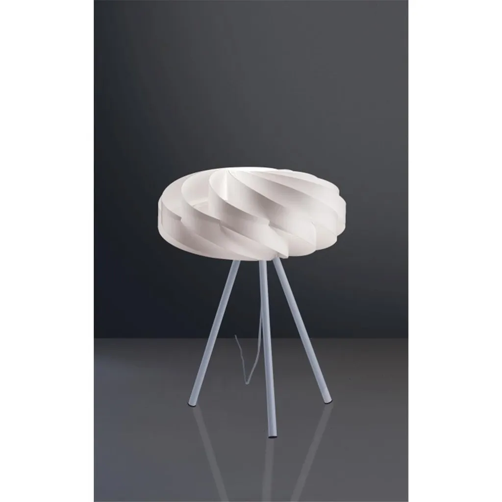 Lampe de table Flat blanc Polilux design moderne luminaire intérieur