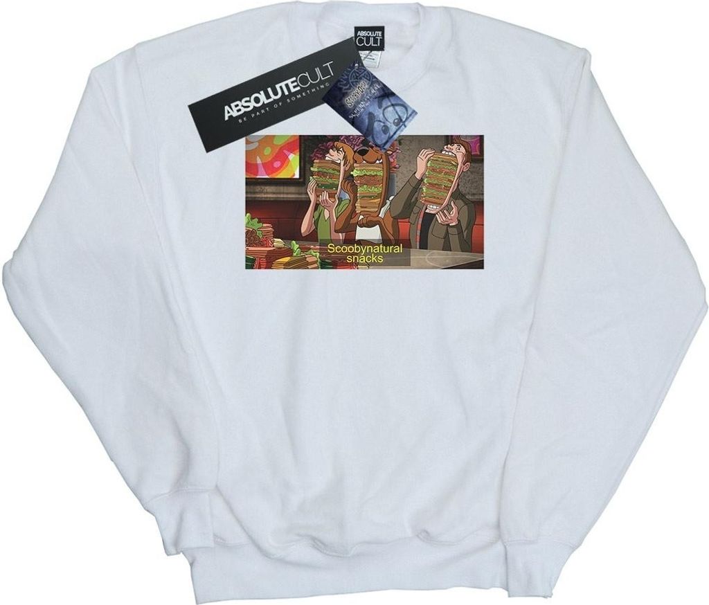 Scoobynatural - "Supernatural Snacks" Sweatshirt für Damen BI34186 (XL) (Weiß)