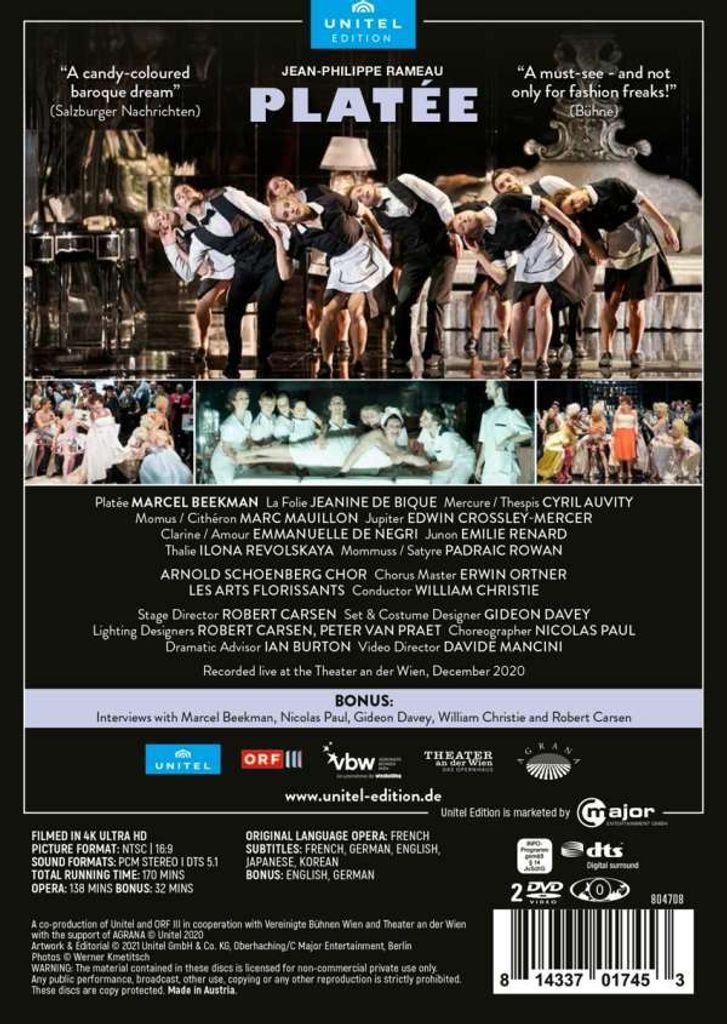 Beekman/Christie/Les Arts Florissants: Plat'e