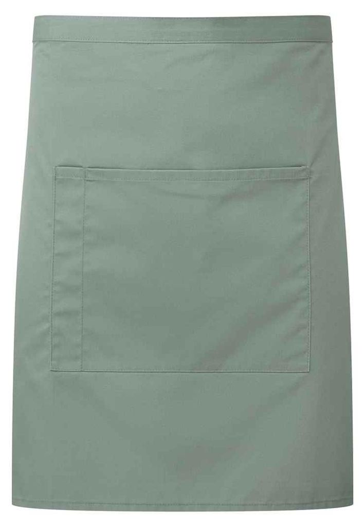 Premier - Taillenschürze "Colours", Tasche LT3004 (Einheitsgröße) (Salbei)