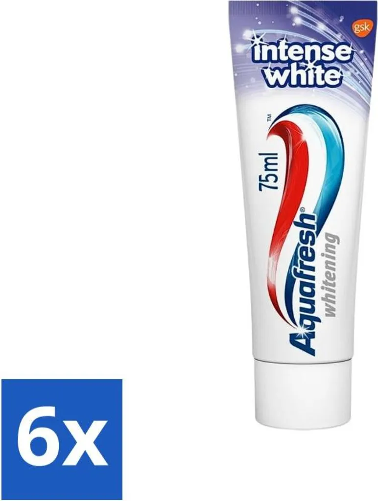 Aquafresh Intensivo Bianco Kit 6x75ml: Il Tuo Segreto per un Sorriso Top