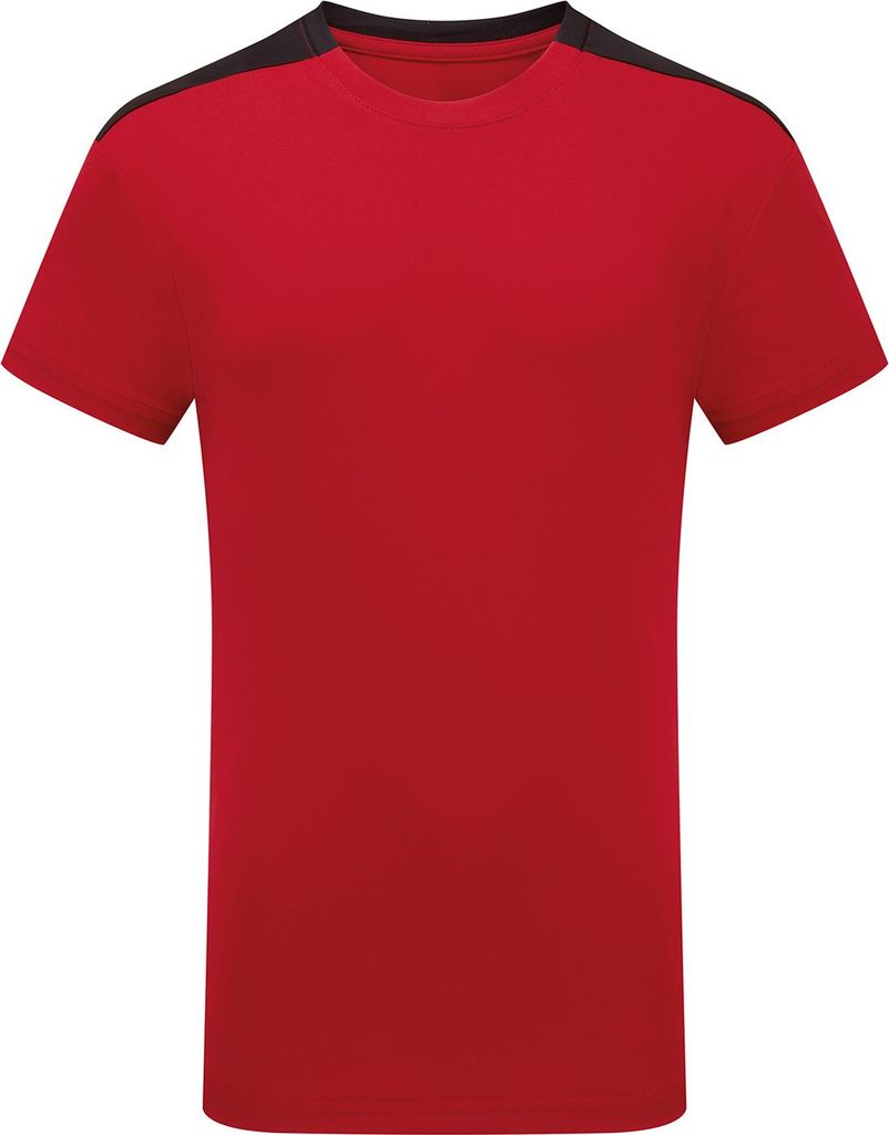 TriDri - "Performance" T-Shirt für Kinder RW11160 (128) (Feuerrot/Schwarz)