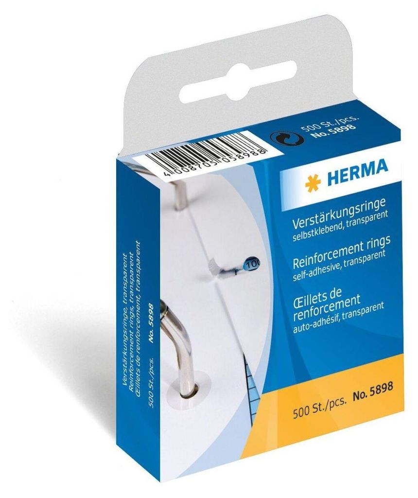 HERMA Verstärkungsringe 500x transparent Obrázok produktu 