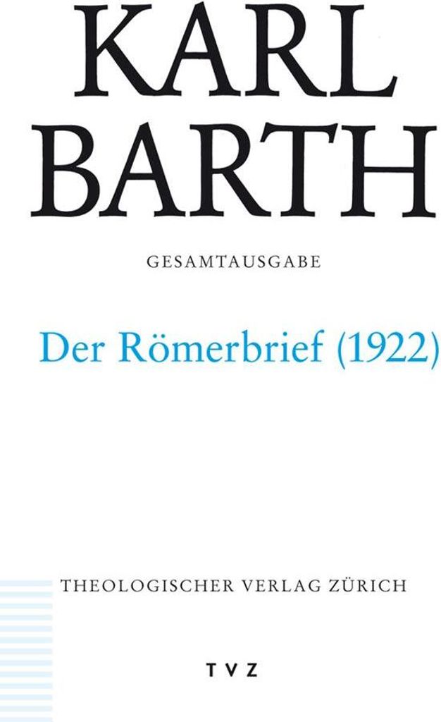 Karl Barth Gesamtausgabe