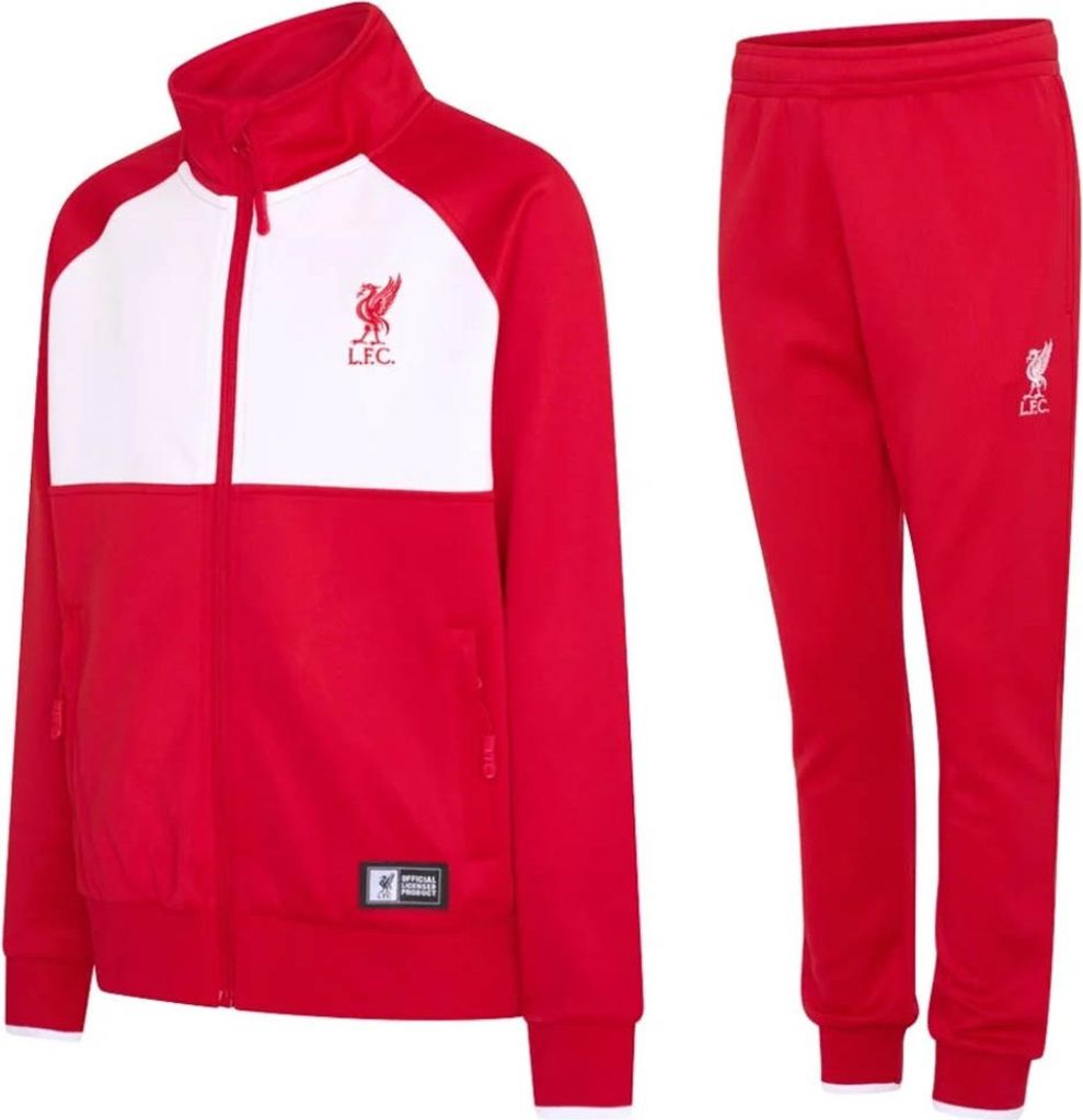 Liverpool FC Trainingsanzug für Kinder - Größe 128 - Fußball - Rot - Polyester