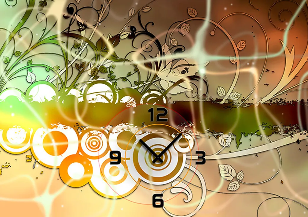 Dixtime 6068 Orologio Design Moderno 35x50cm per Soggiorno di Classe
