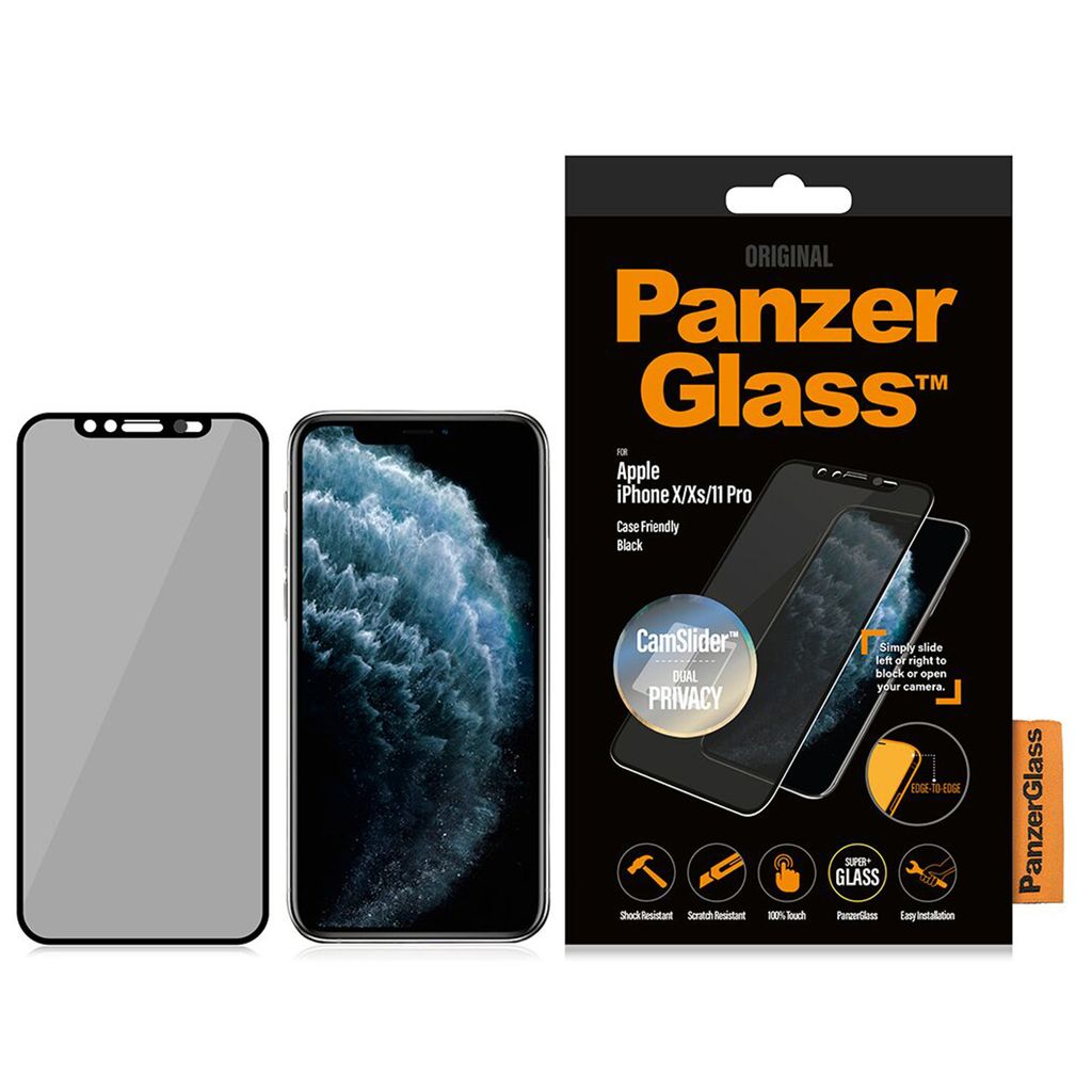 PanzerGlass iPhone X / Xs / 11 Pro CamSlider Privacy, Produktbild 3