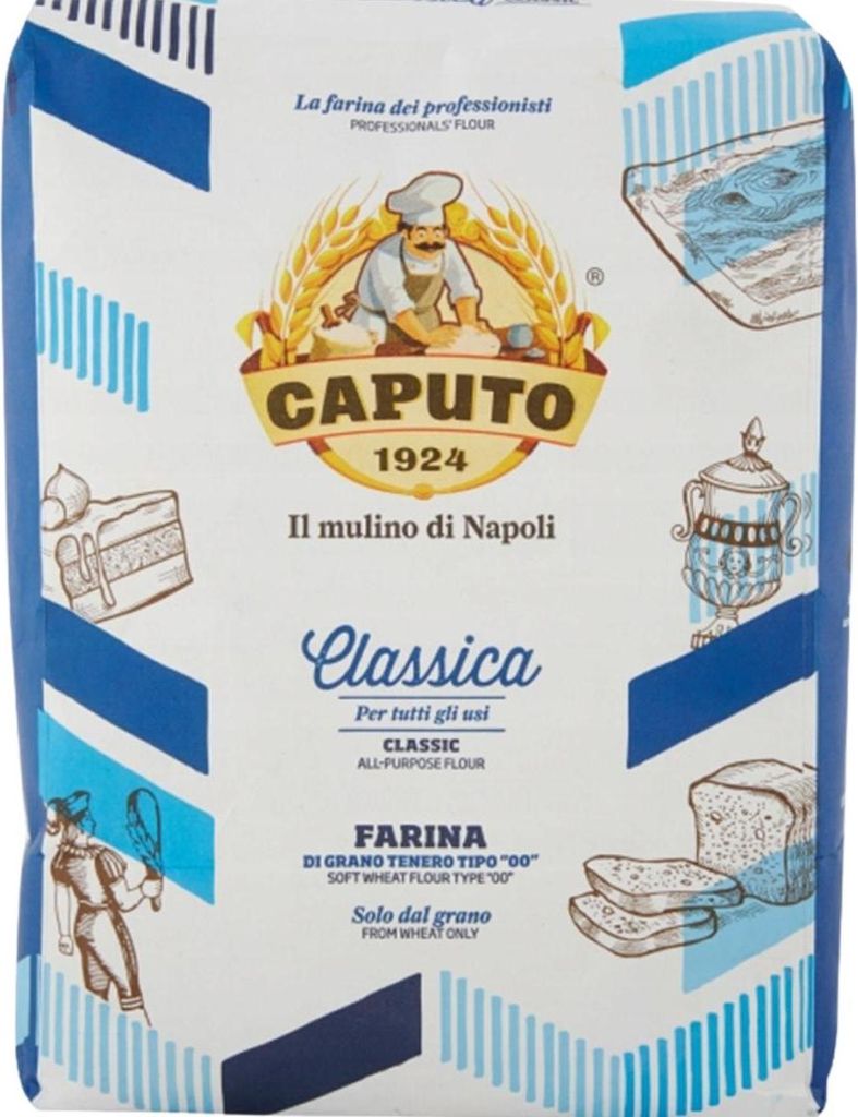 A bag of Caputo flour.