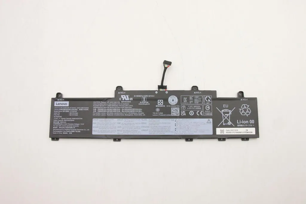 Batterie Lenovo 57Wh lithium-ion 3 cellules avec autonomie prolongée