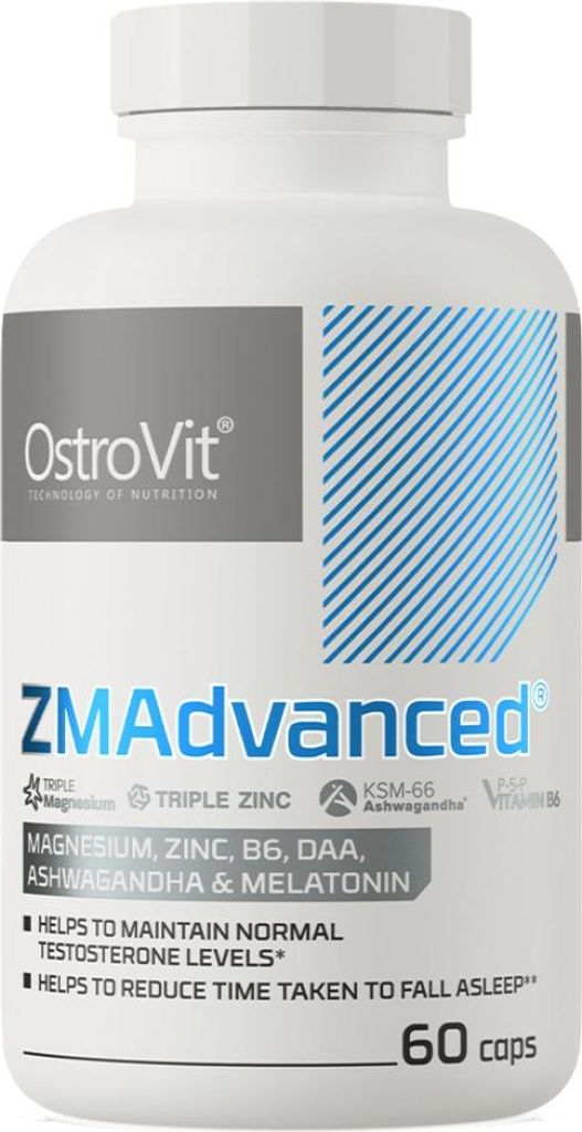 OstroVit | ZMAdvanced Caps | DAA, Ashwagandha and Melatonin