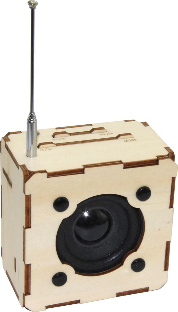 SOL-EXPERT 3D Holz Bausatz BT-Lautsprecher mit FM Radio