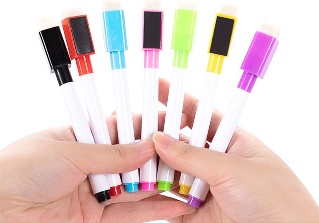 8 Farben trocken abwischbare Marker mit Radiergummikappe, Produktbild 12