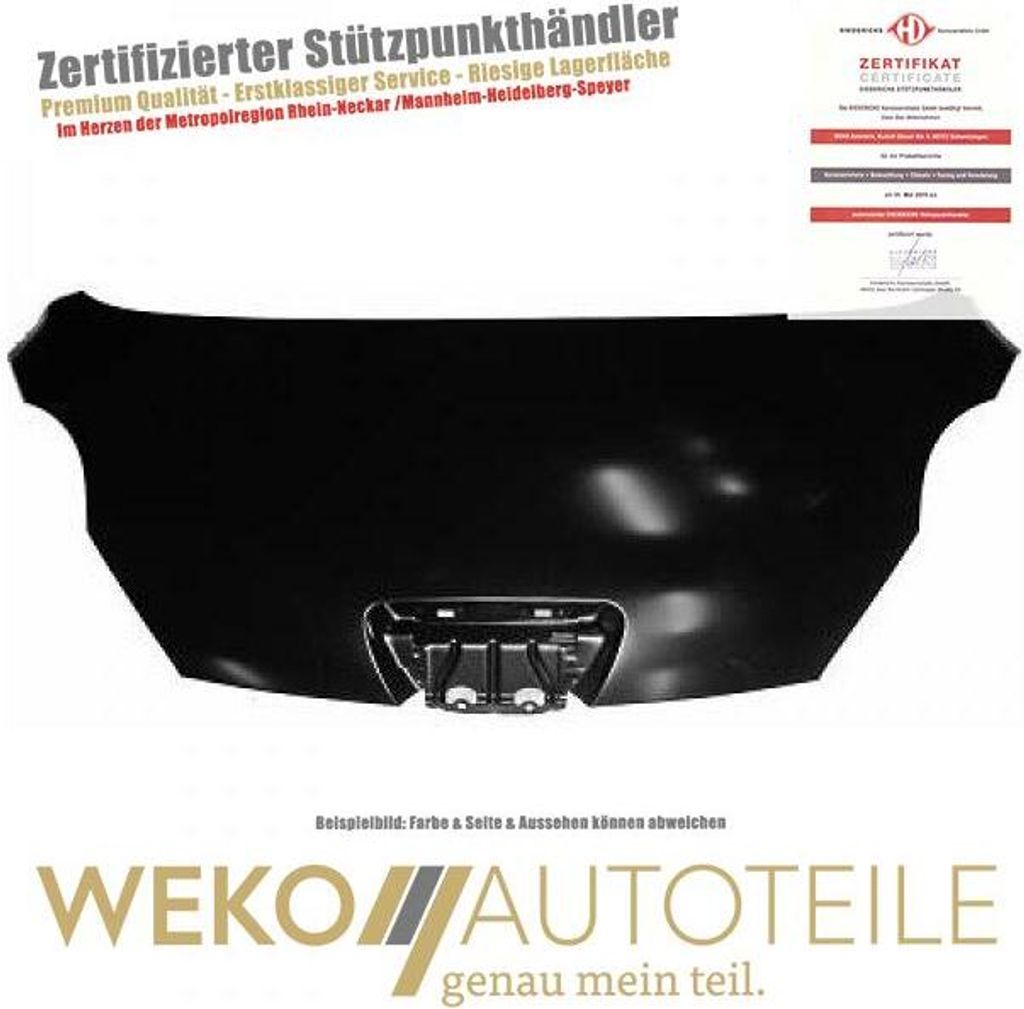 Motorhaube DIEDERICHS 4211000 für PEUGEOT