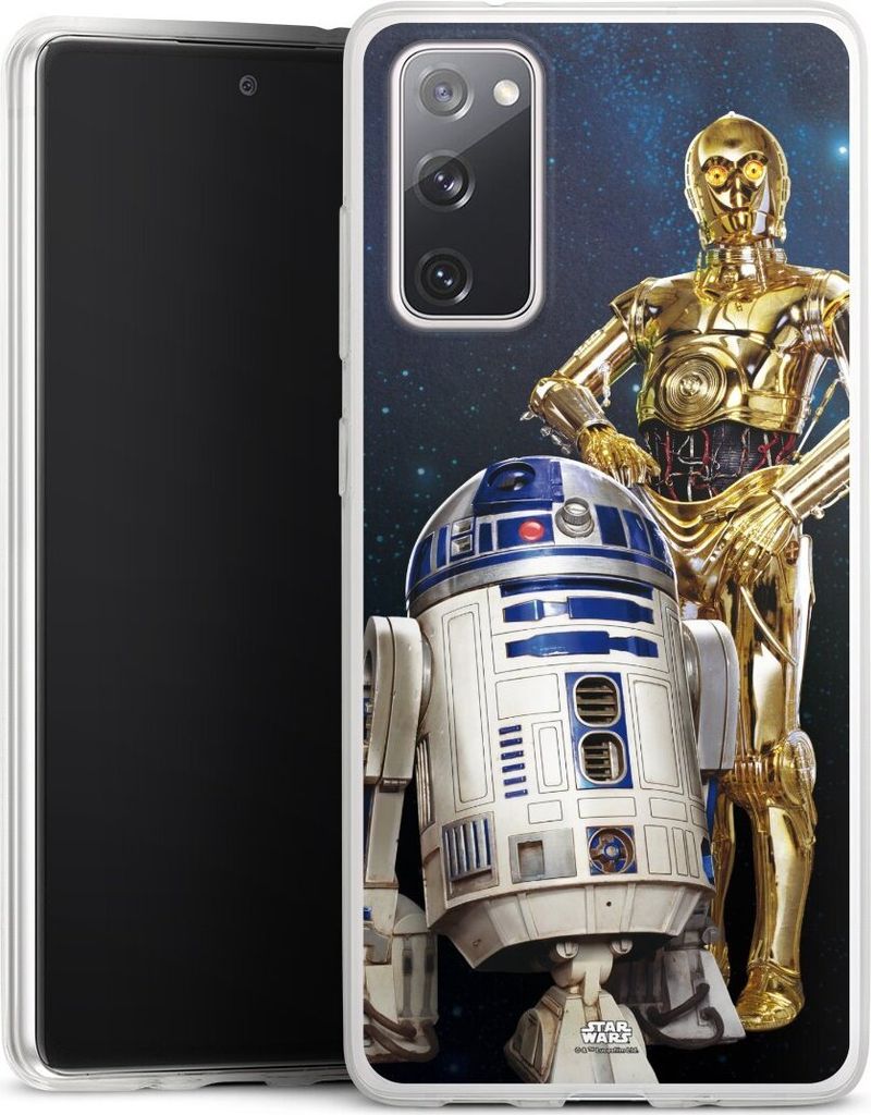 DeinDesign Slim Hülle für Samsung Galaxy S20 FE Silikon Case Ultra Dünn Handyhülle Star Wars Weltall R2D2