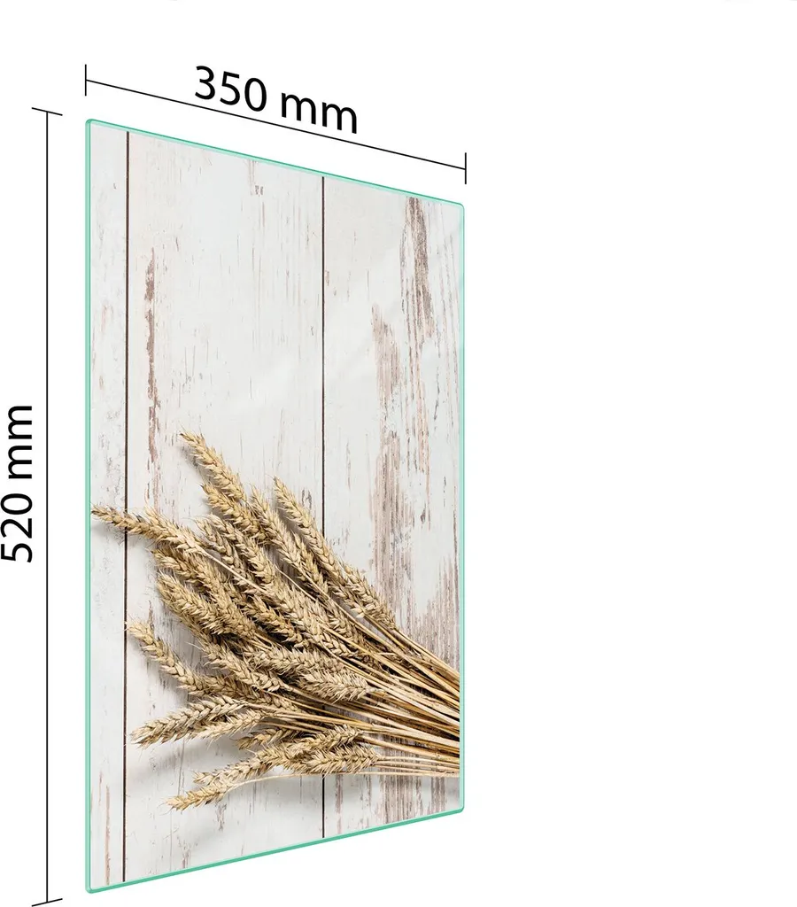 Tagliere in vetro 35x52 legno - 2