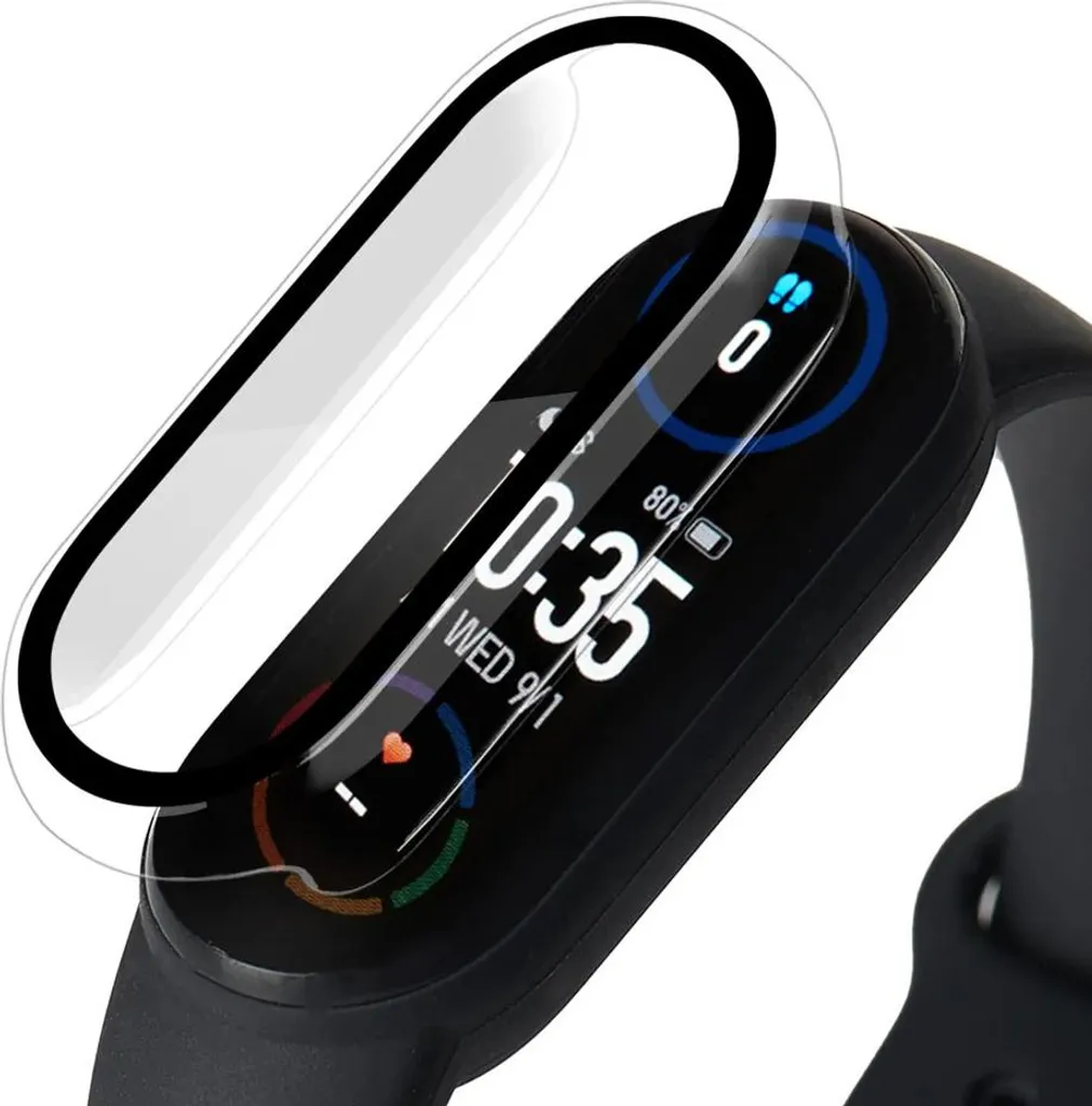 Custodia Cristallo per Xiaomi Mi Band 7 con Protezione Vetro Integrata