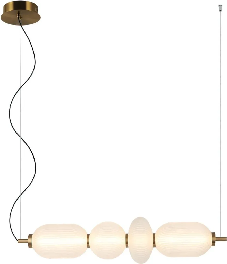 Italux NICO PND-8545-4H-AB-WH Lampadario LED 18W Design Moderno Bianco
