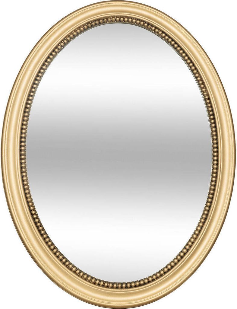 Spiegel rund geformt "victoria" 53x40cm gold - Atmosphera créateur d'intérieur