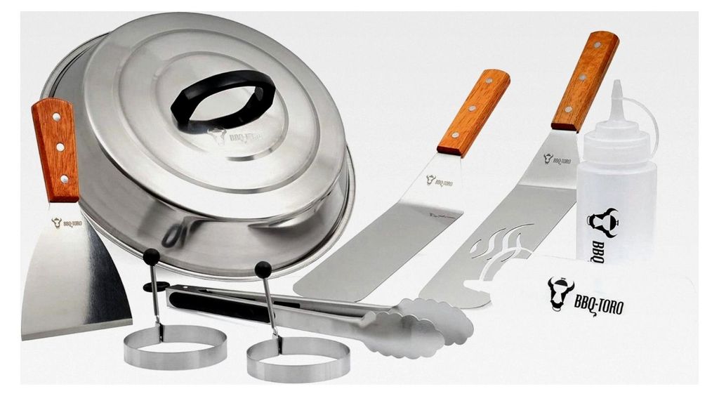 9-teiliges Set für Grill Plancha Zubehör