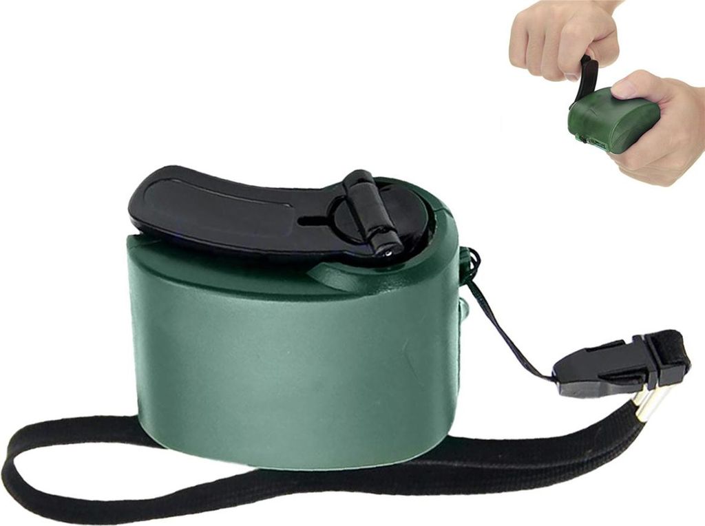 USB-Handkurbel-Telefonladegerät portable USB Powerbank Ersatz, Notfall Stromquelle
