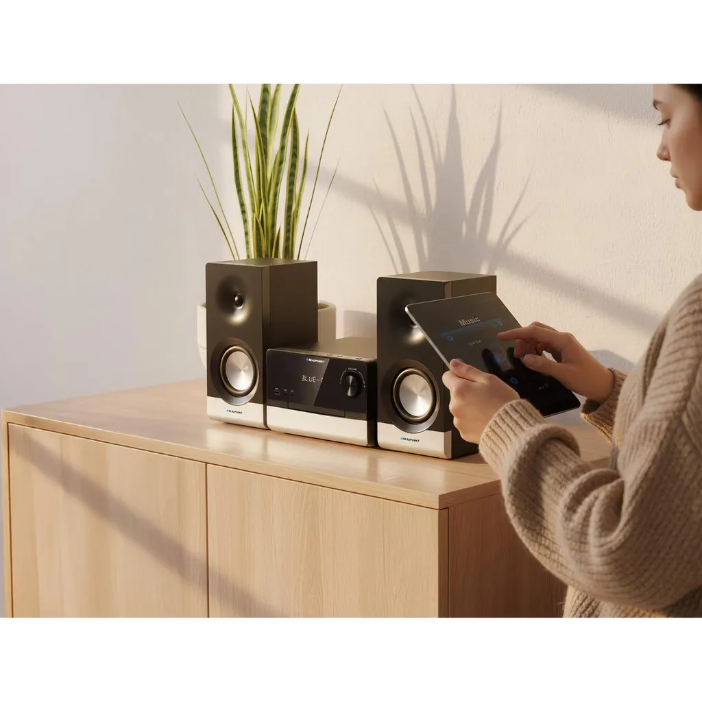 Micro Chaîne Blaupunkt MS40.2BT 40W Bluetooth avec Réveil et Port USB