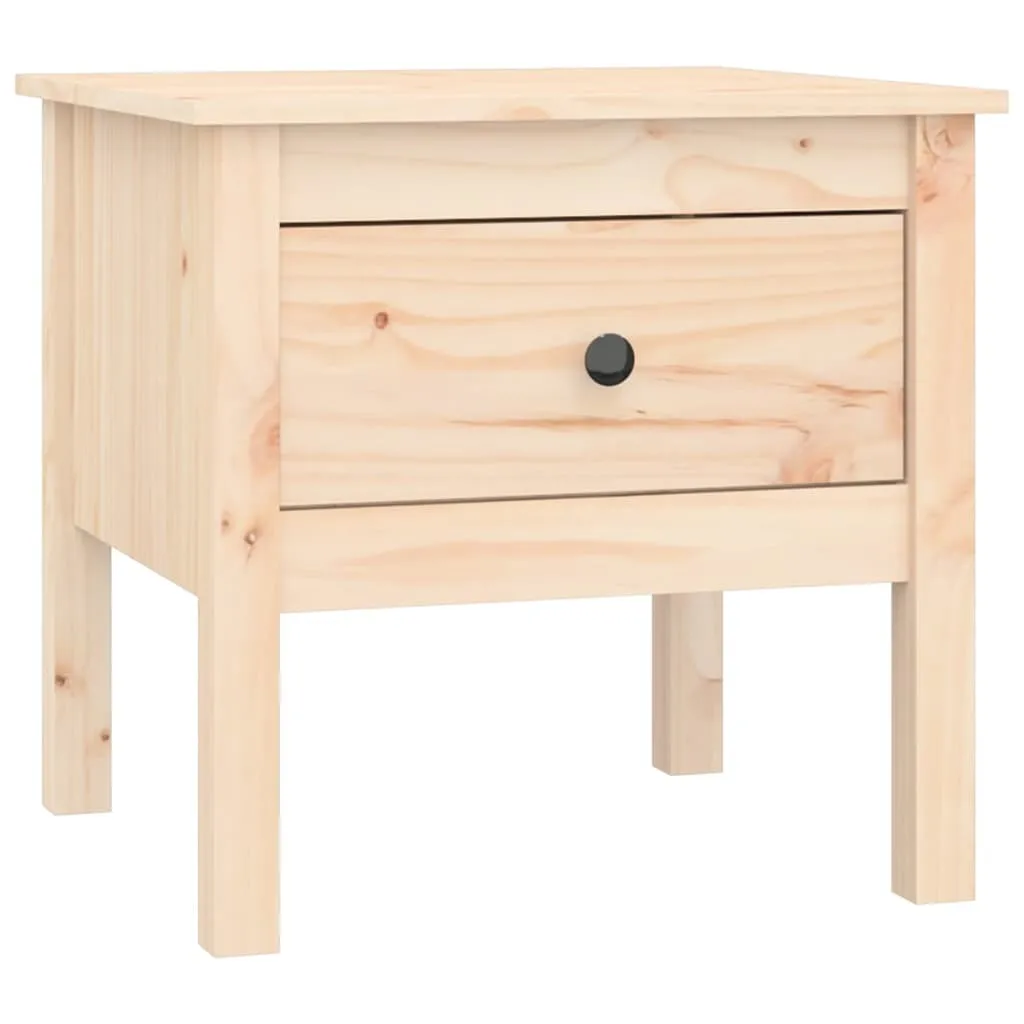 Tavolino Salotto SYFAX™ 50x50x49 Pino Massello - Robusto e Pratico