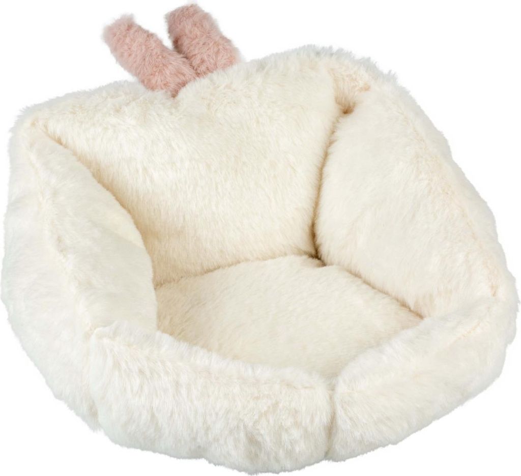 Duvo+ Bunny Korb Plüsch weiß, Größe: M