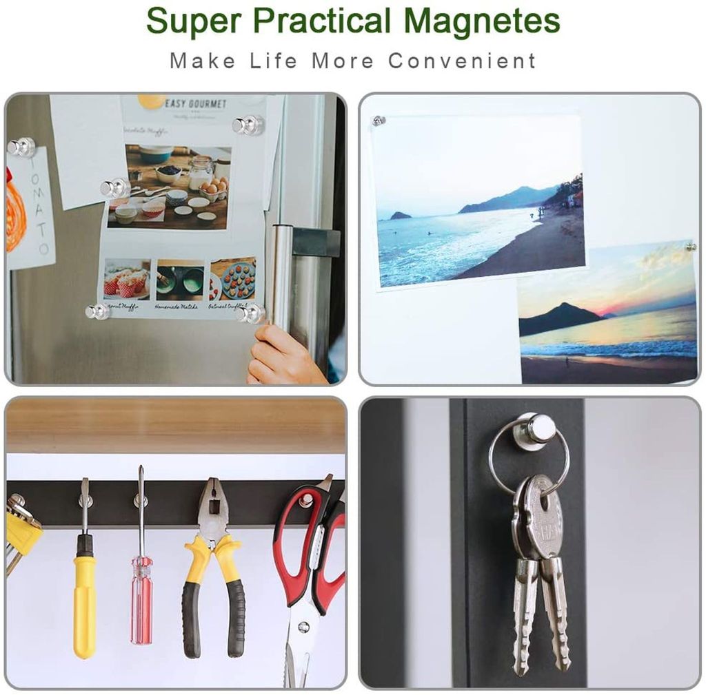 Neodymové magnety, extrémně silné N52 kovové magnety Balení Obrázek produktu 4
