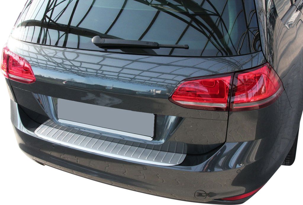 LADEKANTENSCHUTZ Edelstahl MATT Leiste Schutz für VW Golf VII 7 Variant 2013-