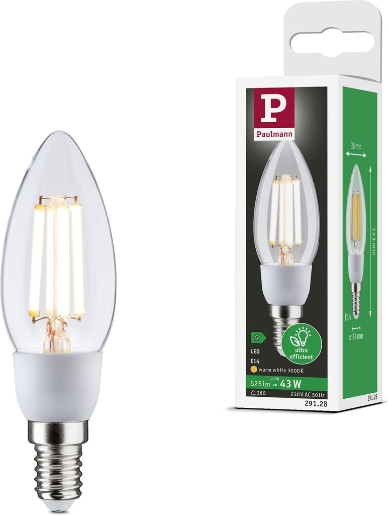 Paulmann Eco-Line Filament 230V LED Kerze