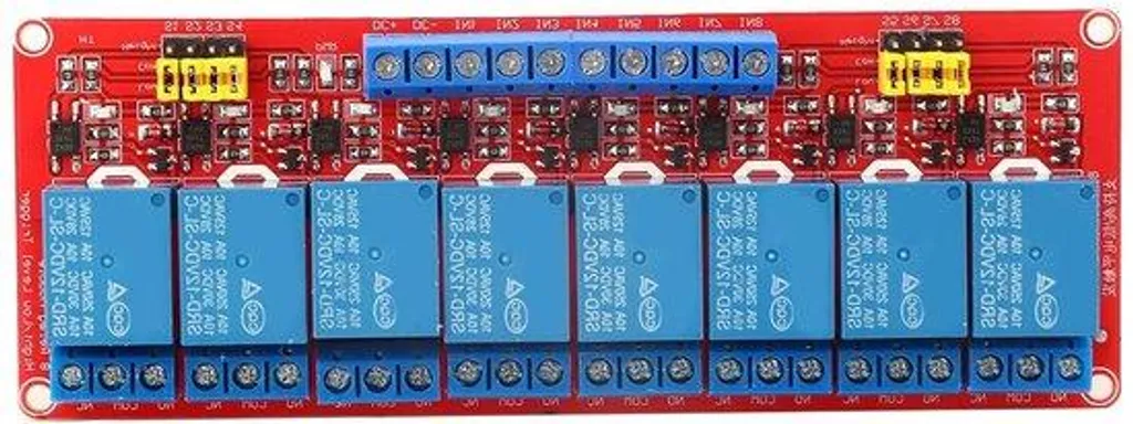 Contrôleur Relais 12V 8 Canaux pour Domotique et Automatismes de Jardin