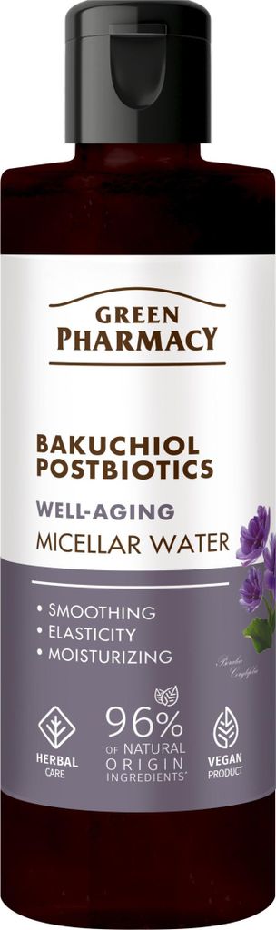 GREEN PHARMACY Bakuchiol + Postbiotics Anti-Aging Mizellenwasser 200 ml