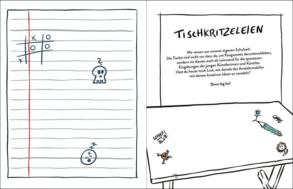 Das Kritzelbuch für den Elternabend