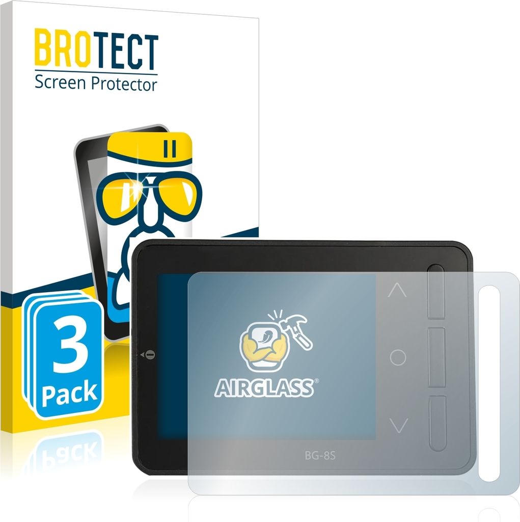 3x BROTECT Schutzglas für ISDT BG-8S Schutzfolie Panzer Folie Glas Display Schutz klar