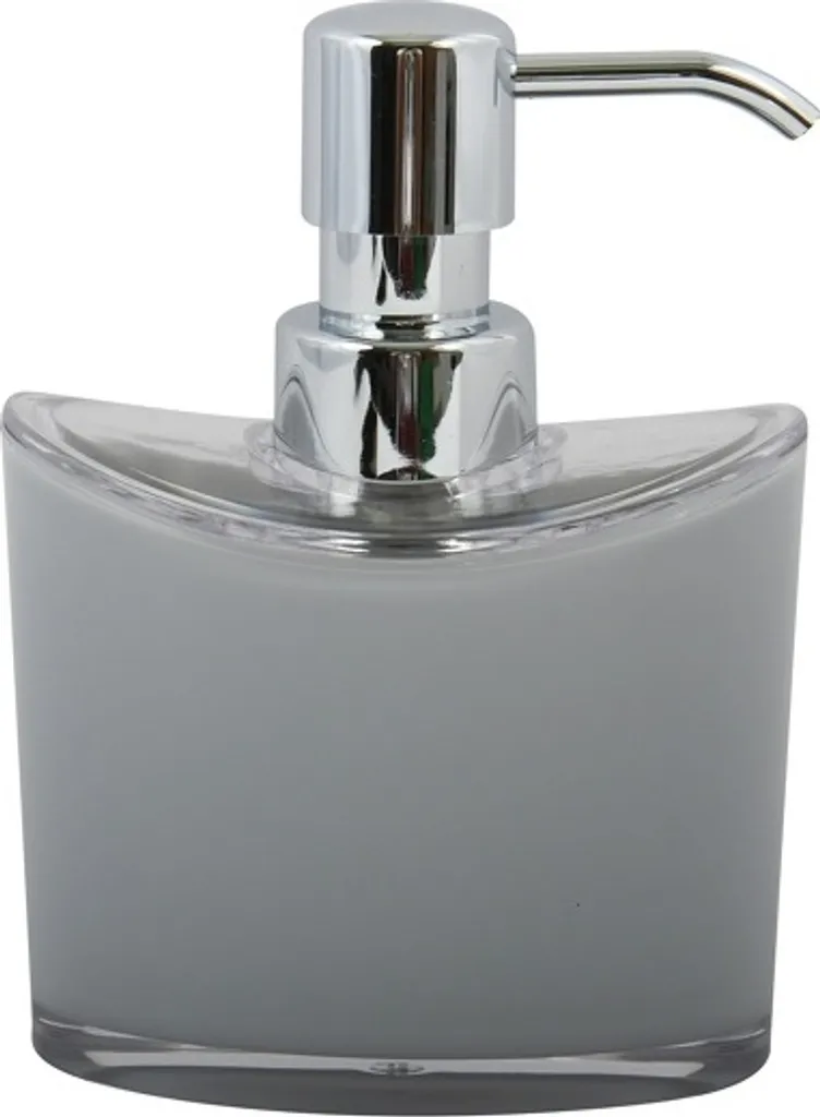 Dispenser Sapone Manihi Grigio Anti-Urti - Ideale per Famiglie