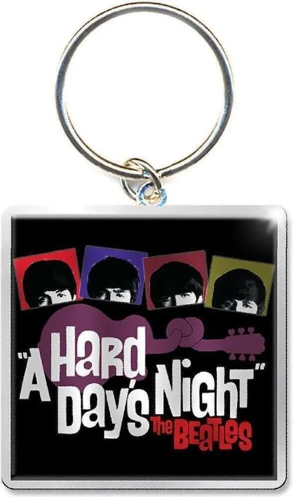Regalo Originale Beatles: Portachiavi Chitarra Hard Day's Night