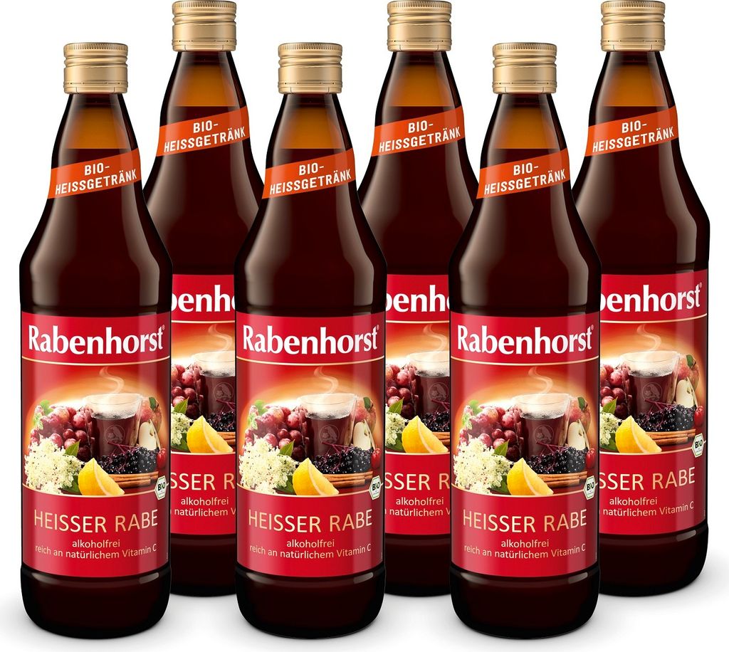 RABENHORST Heißer Rabe   6er Pack (6 x 700 ml) – Unser Produktbild 