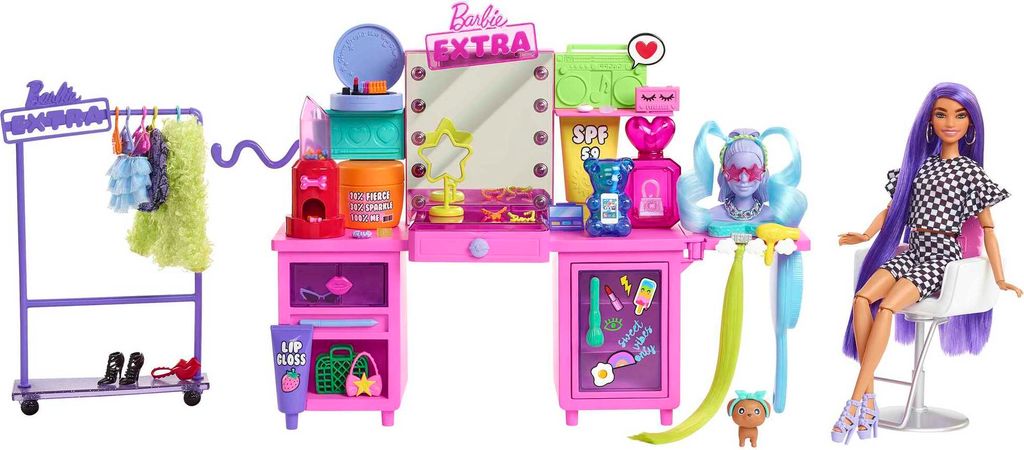 Barbie EXTRA ŠATNÍK S HRAČKOU PRE BÁBIKY Obrázok produktu 