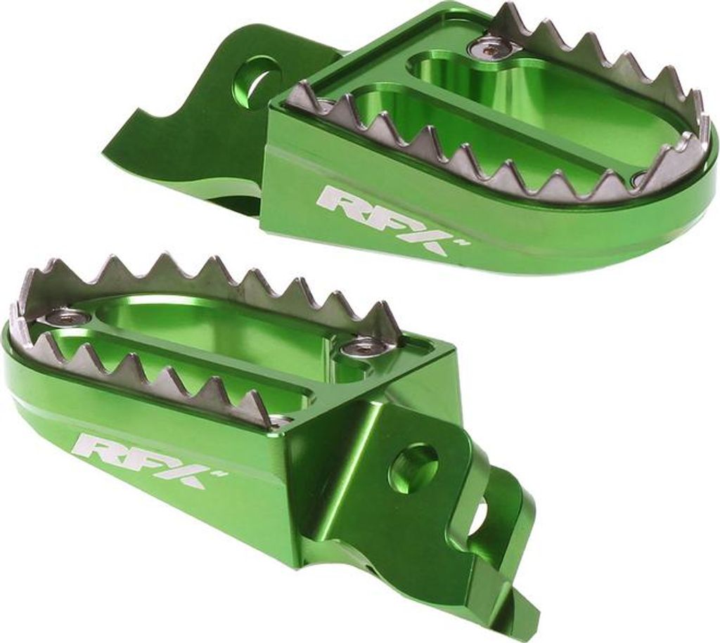 RFX Pro Series Shark Teeth Fußrasten - grün
