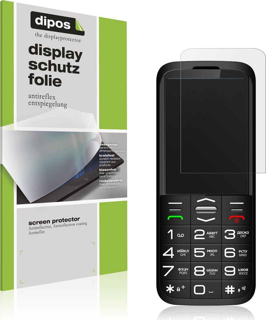 4x Schutzfolie für Sigma Comfort 50 Grace matt Displayschutzfolie Folie Display Schutz dipos