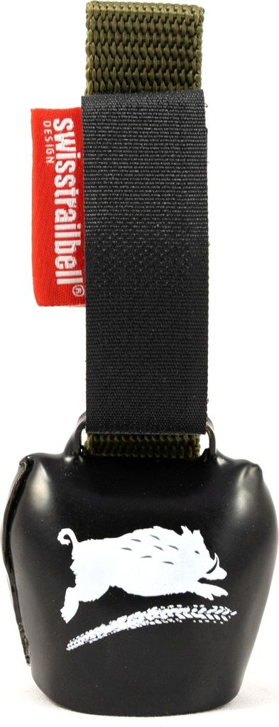 swisstrailbell Braveheart Edition Deep Black: "Be Wild", waldmoosfarbenes Band