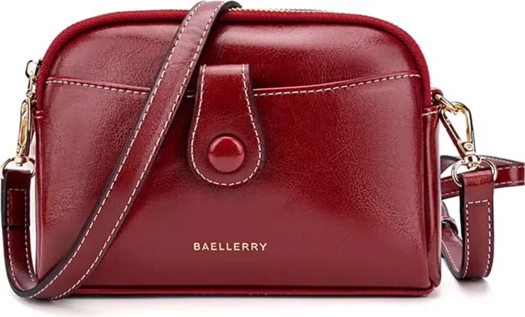Sac banane rouge élégant et pratique avec sangle réglable