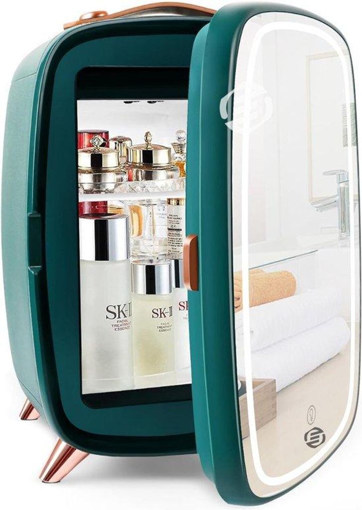 Miniatur-Kühlschrank für Skincare-Produkte