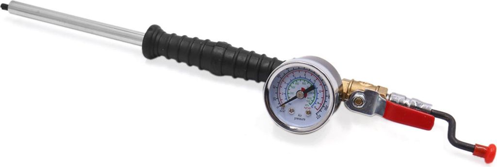 Reifen Luft Chuck Inflator Tragbar Schnellkupplung LKW Auto mit Manometer DE de