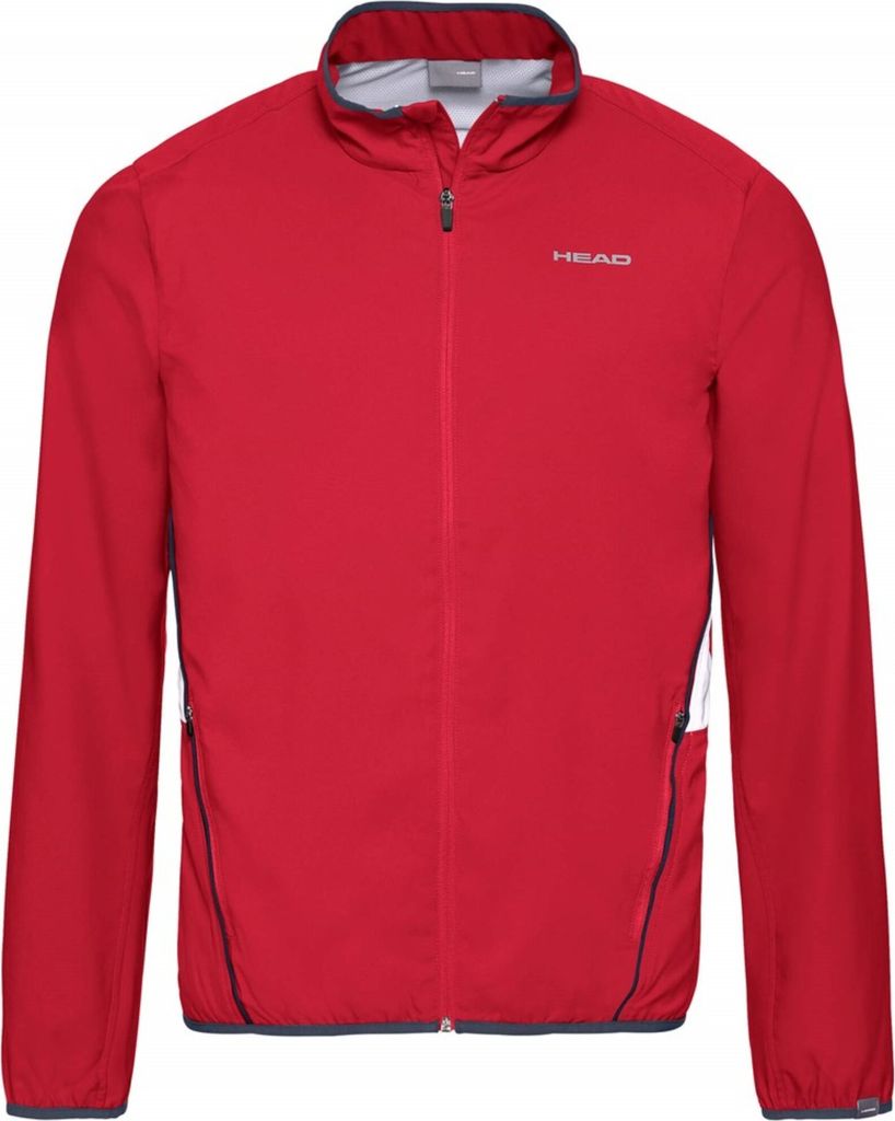 HEAD Jungen Club Jacket B Tennisbekleidung Trainingsjacke Jacke Gr. 164/L Rot