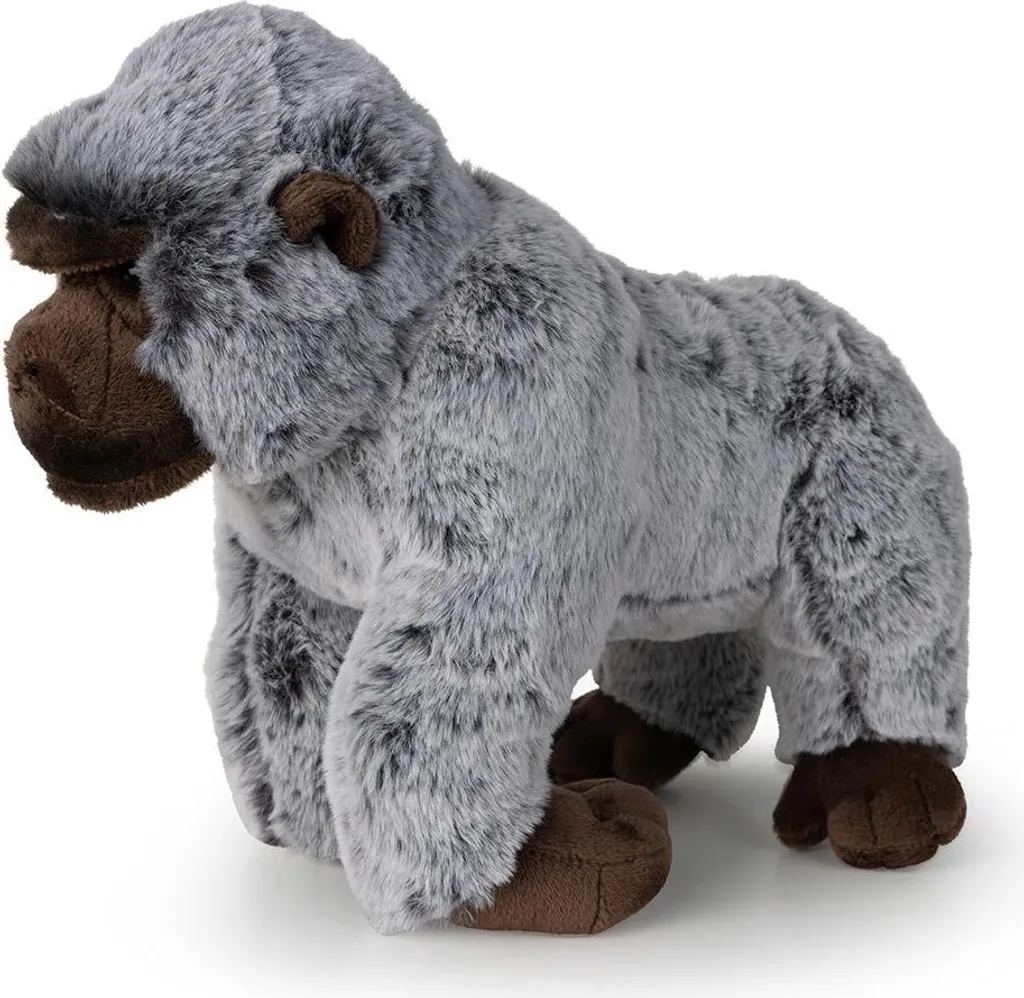 Cadeau Enfant : Peluche Gorille WWF 25cm réaliste et douce ECO Green