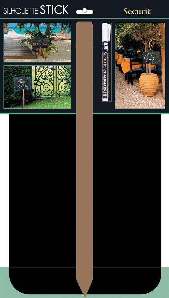 Panneau de signalisation Securit SILHOUETTE "Rectangle Image du produit 