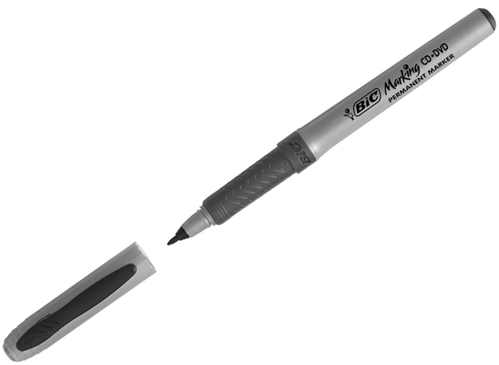 BIC Mark It, Schwarz, Schwarz, Grau