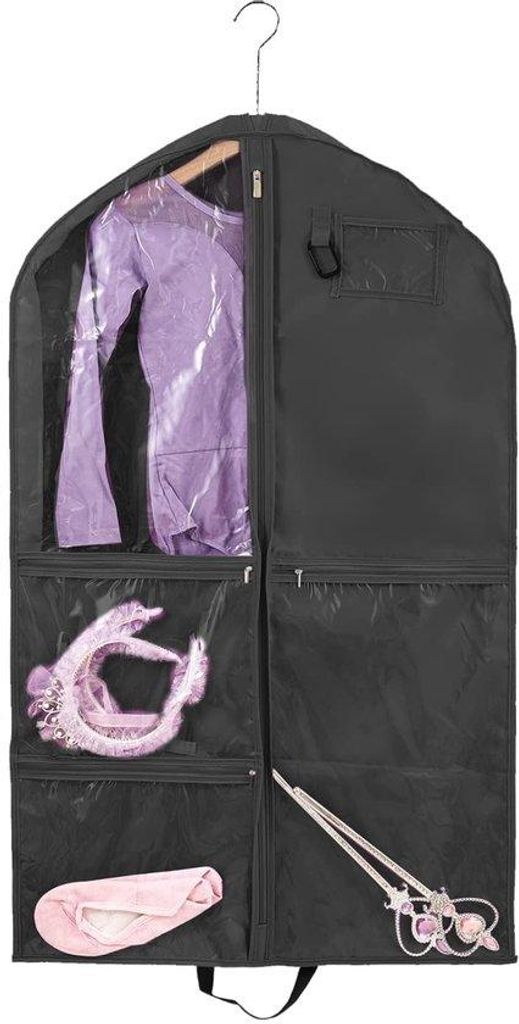 Reiseanzug-Transportkoffer mit 5 Fächern, 100 x 60 cm, elegant für Tänzer und Reisende.